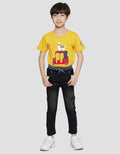 Little M Reguler Rib Stretch Destroyed Celana Denim Anak Laki-Laki