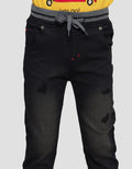 Little M Reguler Rib Stretch Destroyed Celana Denim Anak Laki-Laki