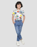 Little M Side Pockets Elastic Waist Denim Boys