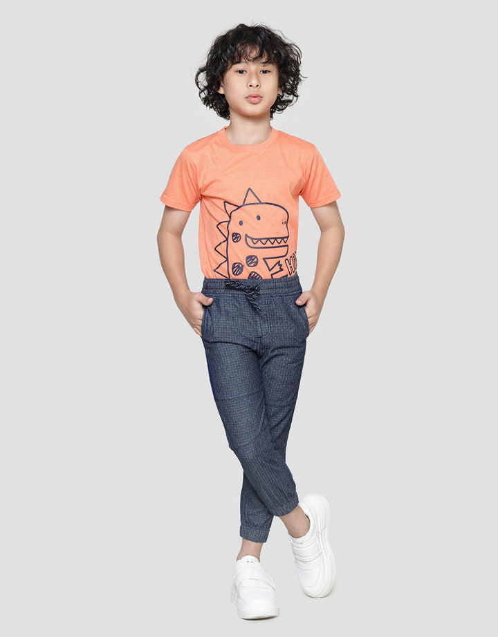 Little M Dobby Ribstop Non St Celana Jogger Anak Laki-Laki