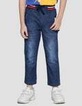 Little M Boys Regular Non Stretch Denim Long Pants
