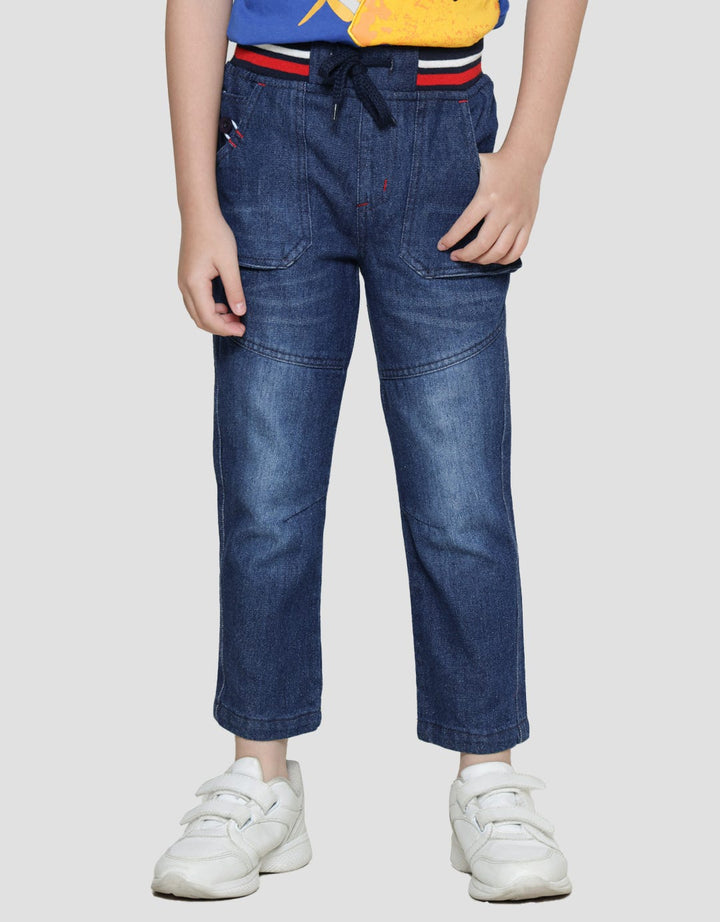Little M Boys Regular Non Stretch Denim Long Pants