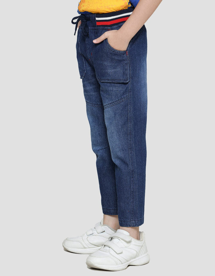 Little M Boys Regular Non Stretch Denim Long Pants
