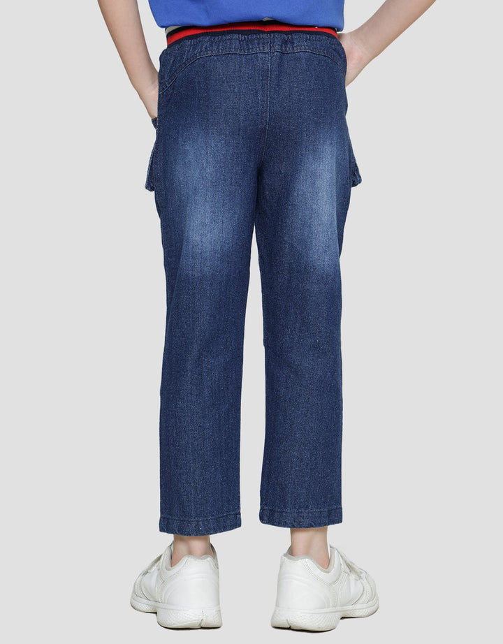 Little M Boys Regular Non Stretch Denim Long Pants