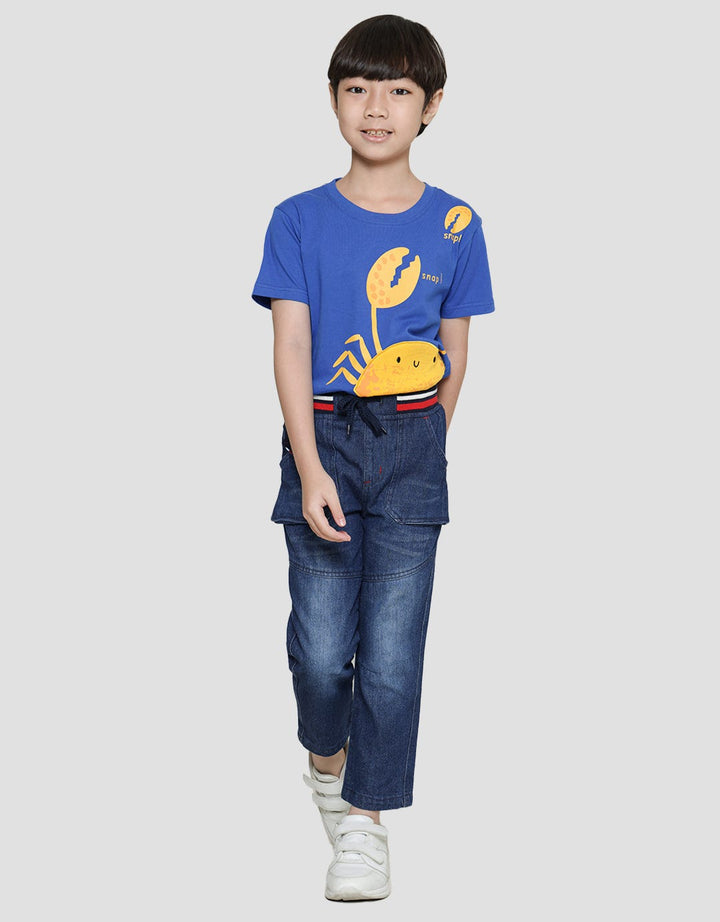 Little M Boys Regular Non Stretch Denim Long Pants