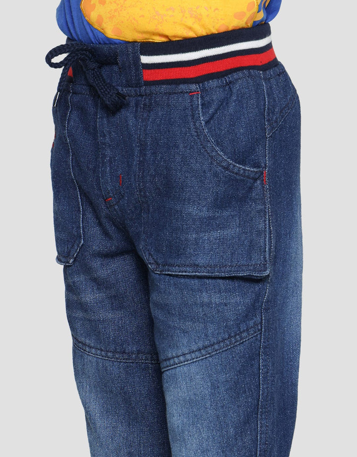 Little M Boys Regular Non Stretch Denim Long Pants