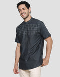 Details Chest Print Men's Koko Shirt