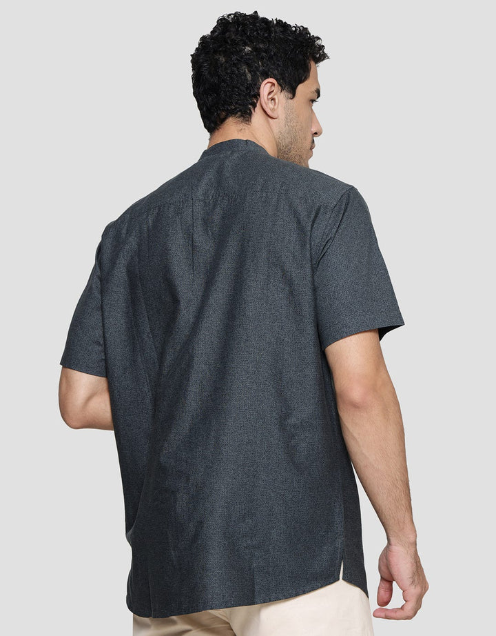 Details Chest Print Men's Koko Shirt