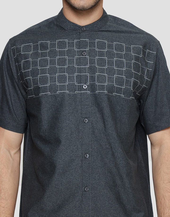 Details Chest Print Men's Koko Shirt
