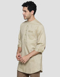 Details Solid Rayon Twill Plain Plaque Koko Gamis 3/4 Sleeve Men