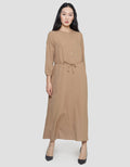 Anyday Baby Crush Solid Color Maxi Dress Wanita
