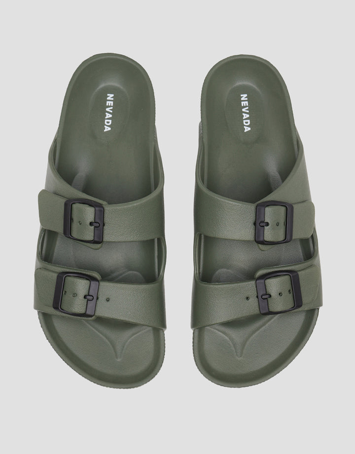 Nevada Phy002 Buckle Strap Slipper Sandal Wanita