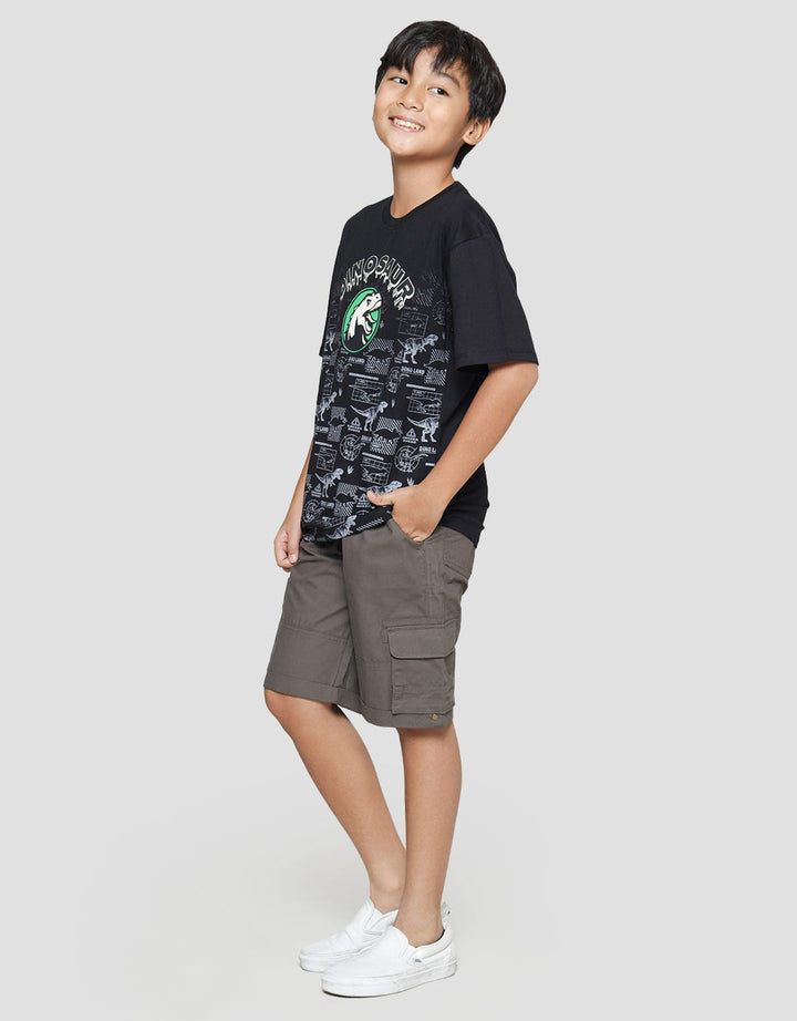Aero Kaos Print Dinosaur Anak Laki-Laki
