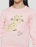 Aero Chenille Tiger Girls Long Sleeve T-Shirt