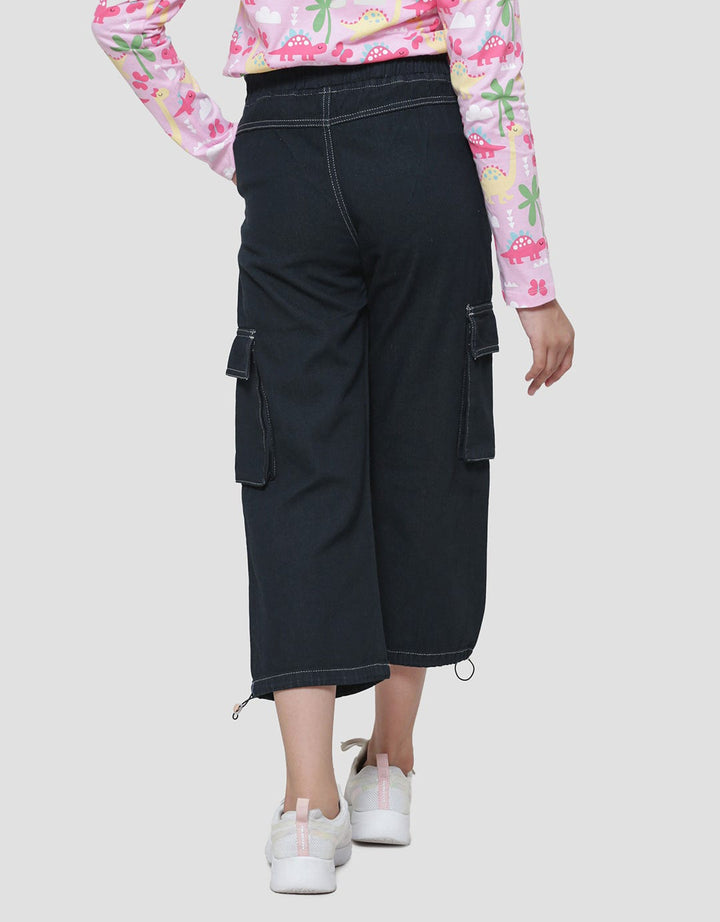 Aero Celana Cargo Denim Celana Anak Perempuan
