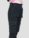 Aero Celana Cargo Denim Celana Anak Perempuan