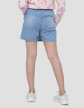 Aero Slit Denim Kantong Geber Anak Perempuan Mini Skort Anak Perempuan