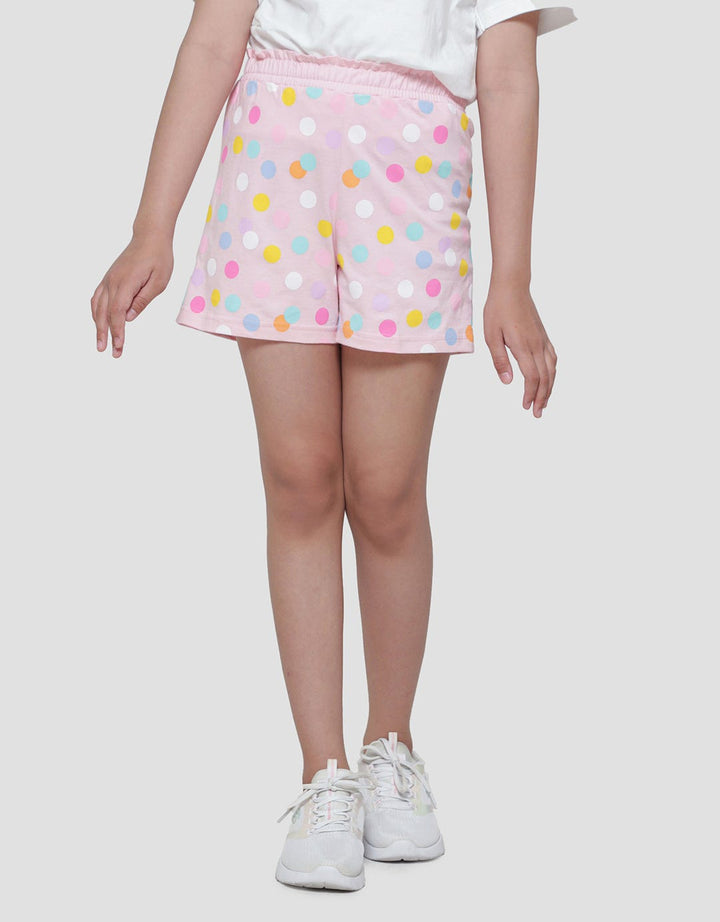 Aero Print Polkadot Colorful Celana Pendek Anak Perempuan