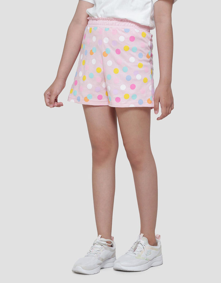 Aero Print Polkadot Colorful Celana Pendek Anak Perempuan