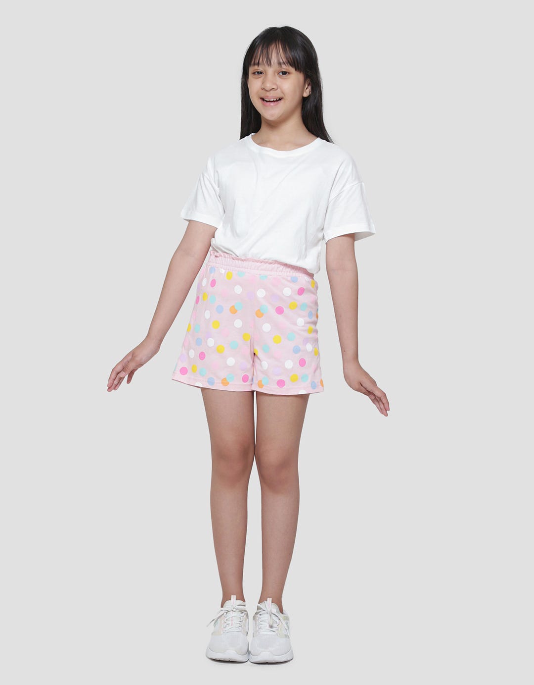 Aero Print Polkadot Colorful Celana Pendek Anak Perempuan