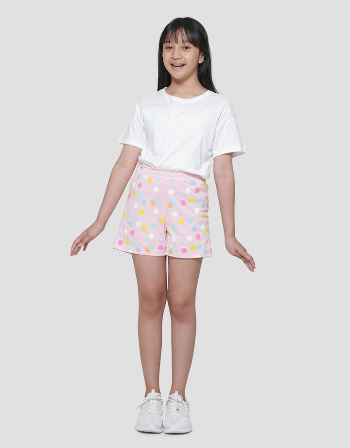 Aero Print Polkadot Colorful Celana Pendek Anak Perempuan