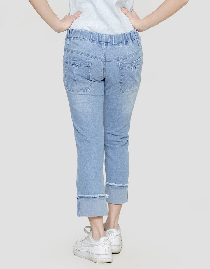 Aero Unicorn Bordir Celana Jeans Anak Perempuan