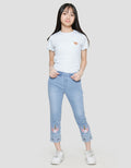 Aero Unicorn Bordir Celana Jeans Anak Perempuan