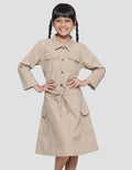 Aero Woven Safari Cargo Pocket Midi Dress Girls