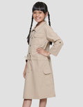 Aero Woven Safari Cargo Pocket Midi Dress Girls