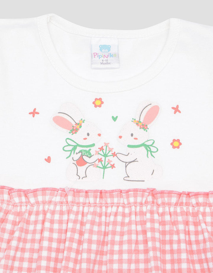 Pipiniko Bunny Romper Dress Anak Perempuan