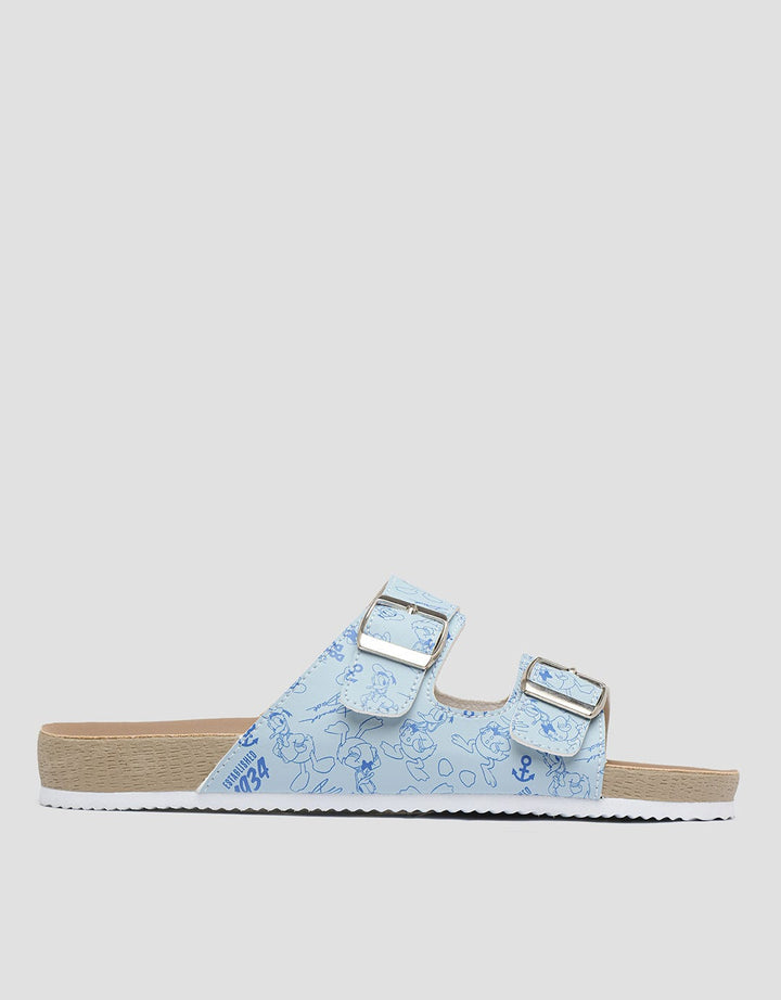 Disney Donald Duck Buckle Strap Women's Slip On Sandals