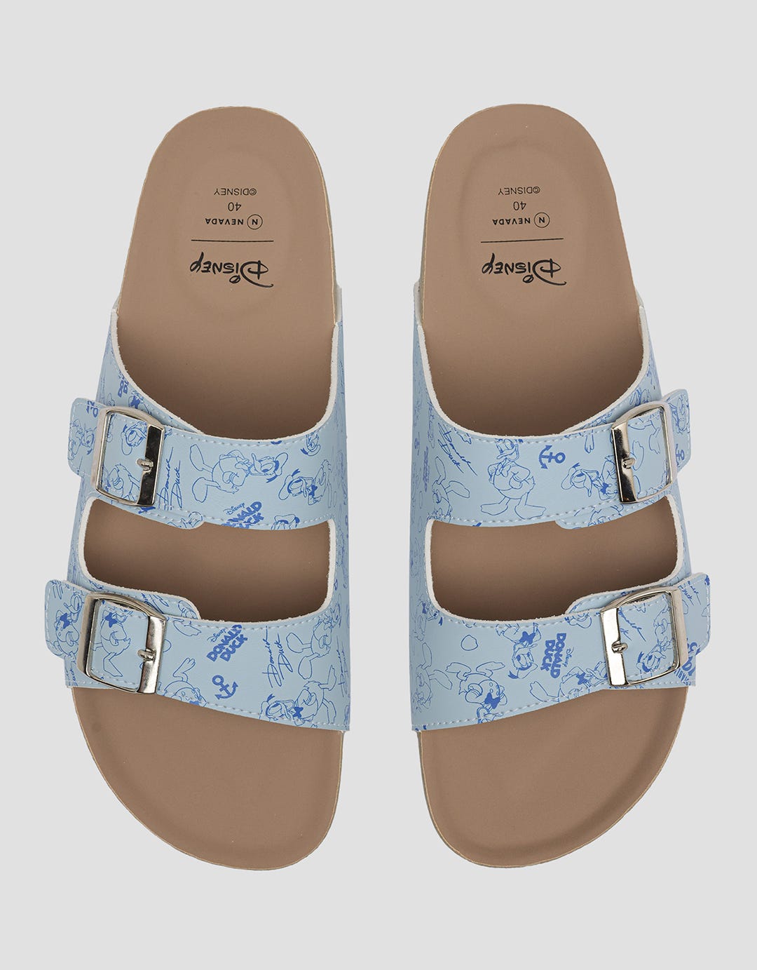 Disney Donald Duck Buckle Strap Women's Slip On Sandals