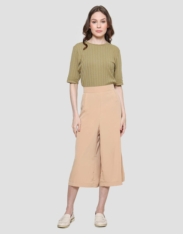 St. Yves Papertouch Celana Kulot Solid Wanita