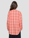 St. Yves Checked Dobby Blouse Wanita