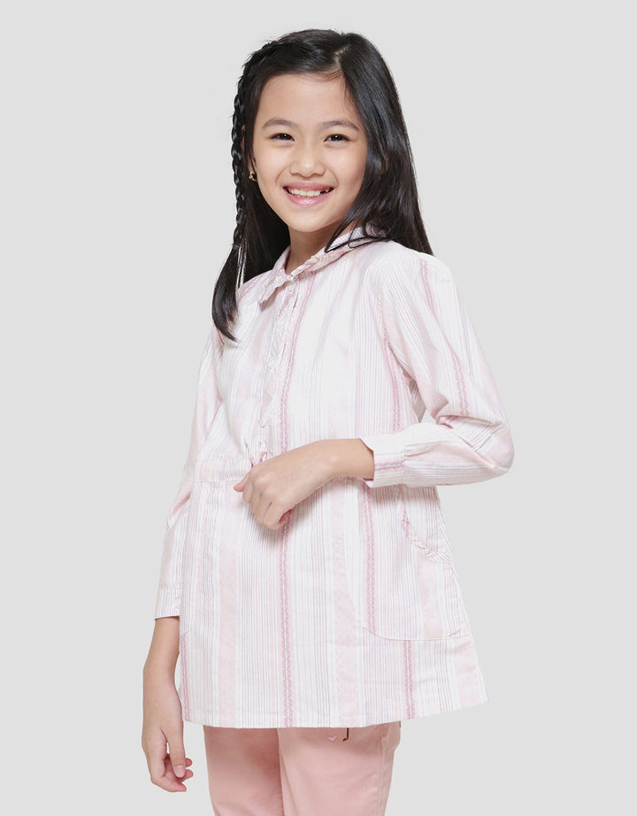 Little M Yarndyed 1 Tunik Anak Perempuan