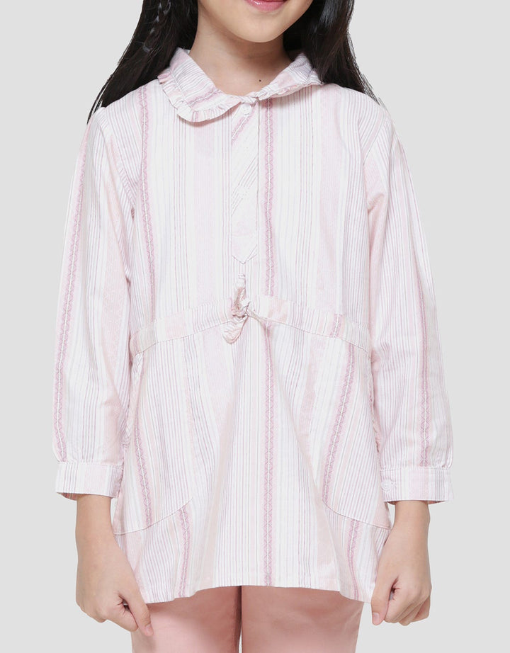 Little M Yarndyed 1 Tunik Anak Perempuan