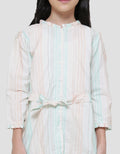 Little M Yarndyed Kemeja Tunik Anak Perempuan