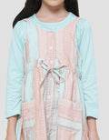 Little M Woven Yarndyed Midi Dress Overall Girls