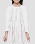 Little M Woven Yarndyed 3 Midi Dress Overall Anak Perempuan