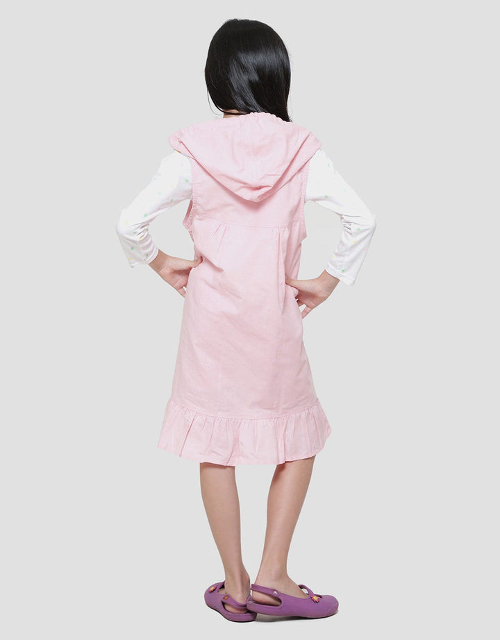 Little M Inner Hoodie Dress Anak Perempuan