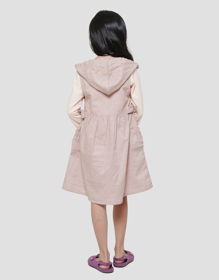 Little M Inner Hoodie Dress Anak Perempuan