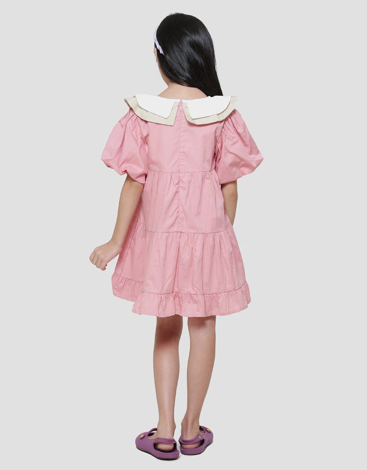 Little M Baloon Sleeve Midi Dress Anak Perempuan