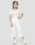 Little M Plain Look Celana Panjang Cargo Anak Perempuan