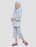 Little M Tunik Set Pakaian Muslim Anak Perempuan
