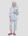 Little M Tunik Set Pakaian Muslim Anak Perempuan