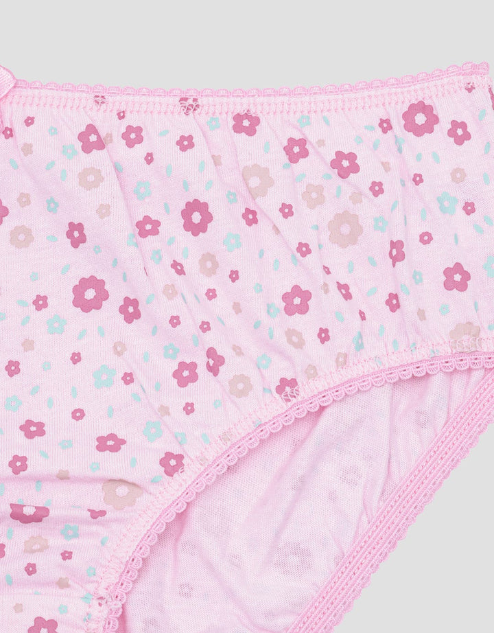 Kidz Too Flower Print Girls Underwear