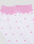 Kidz Too Love Print Kaus Kaki Anak Perempuan