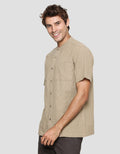 Details Collar Texture Men's Koko Shirt