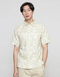 Details Pique Aop Tribal Robby Fit Kemeja Lengan Pendek Pria