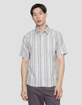 Robby Stripes Linen Men's Shirt Details